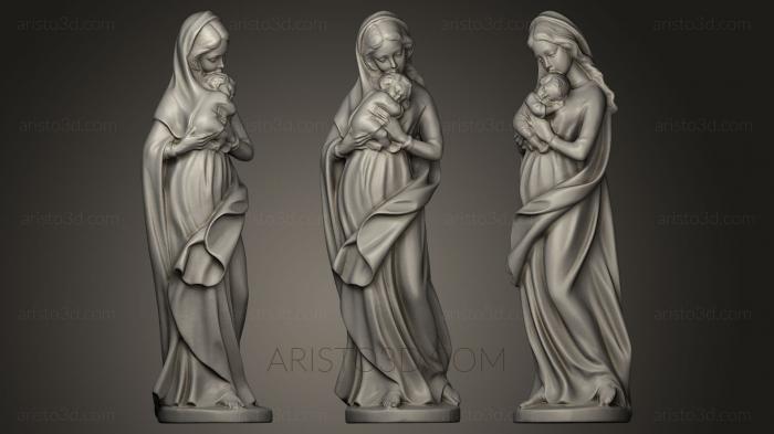 Religious statues (STKRL_0042) 3D model for CNC machine